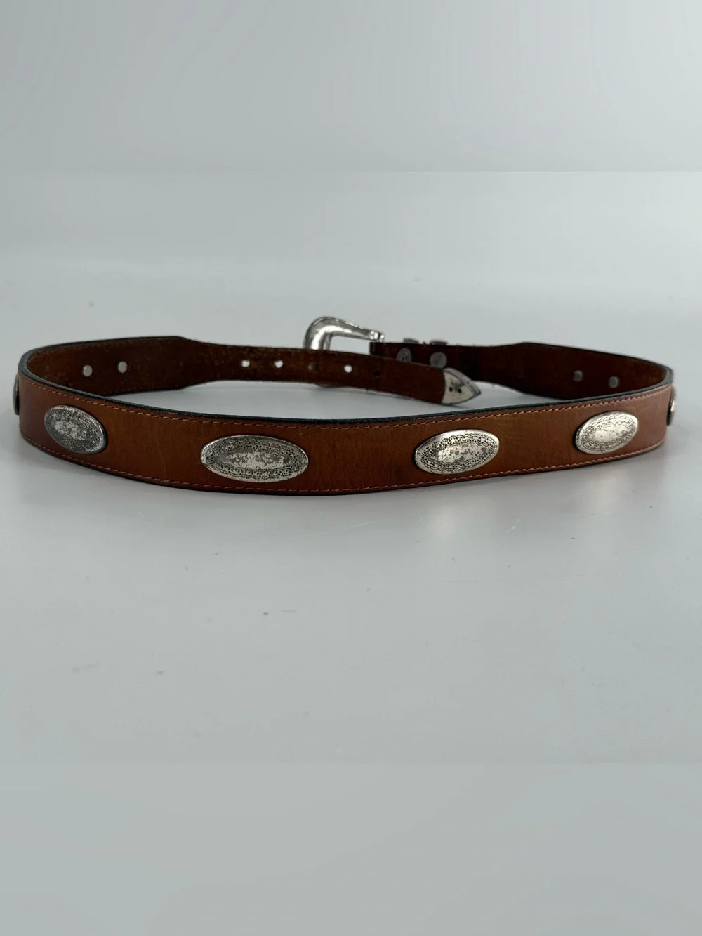 Latigo Leather Vintage Tan Brown‎ Leather Belt 32